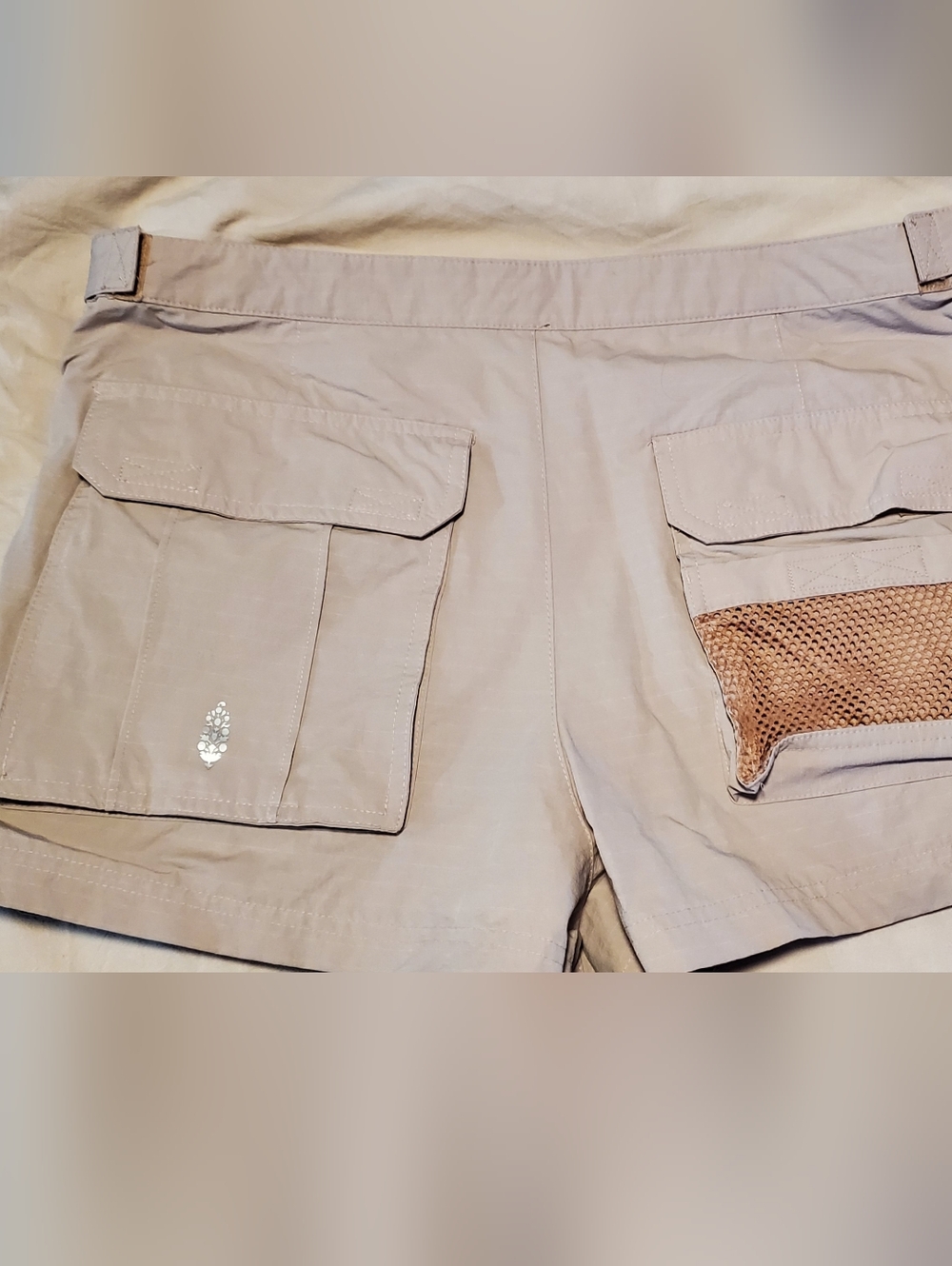 FP Movement Free People Great Outdoors Blush Cream Cargo Skort Orange Detail Lg - Picture 8 of 8